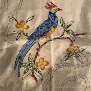 Vintage needlepoint pillow case